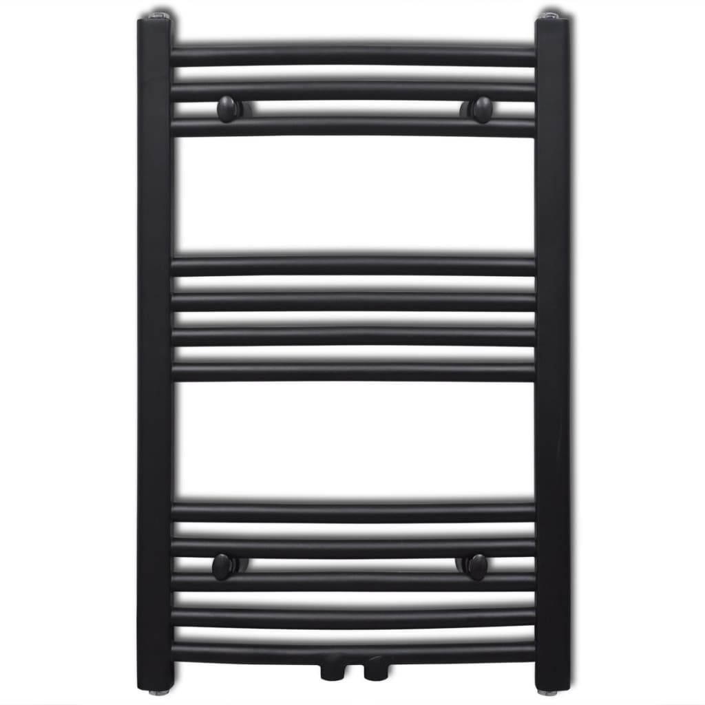 Radiator port-prosop încălzire baie, curbat, negru, 500 x 764 mm Radiator port-prosop încălzire baie, curbat, negru, 500 x 764 mm