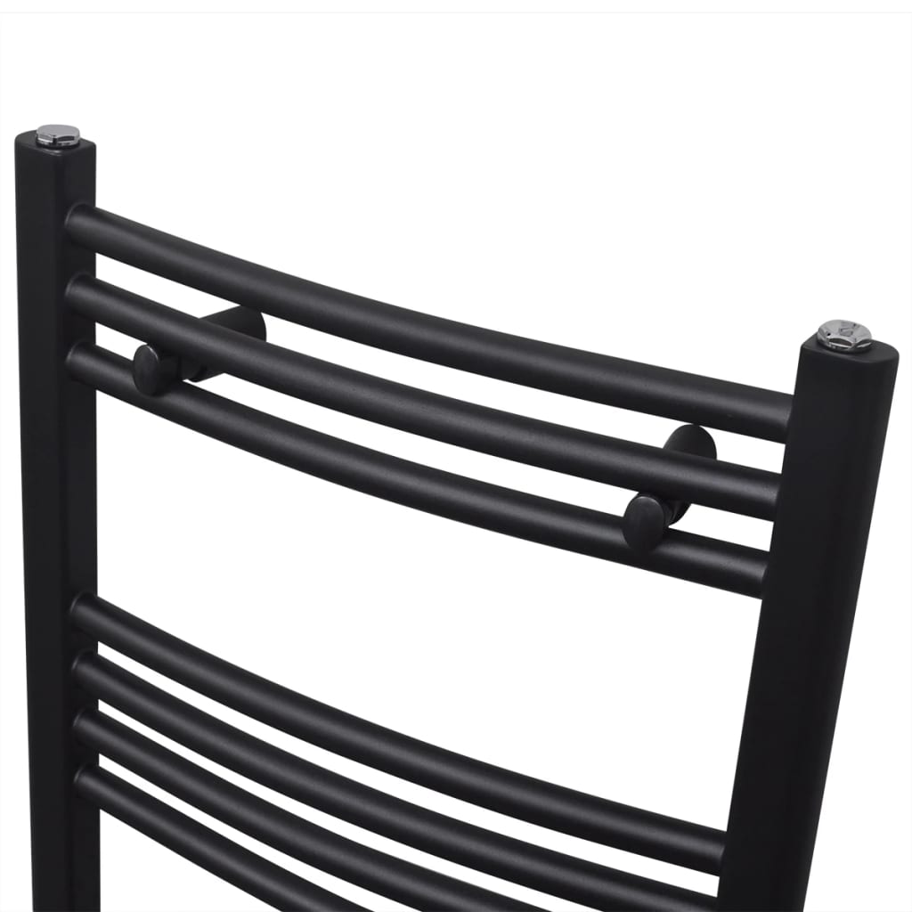 Radiator port-prosop încălzire baie, curbat, negru, 500 x 764 mm Radiator port-prosop încălzire baie, curbat, negru, 500 x 764 mm