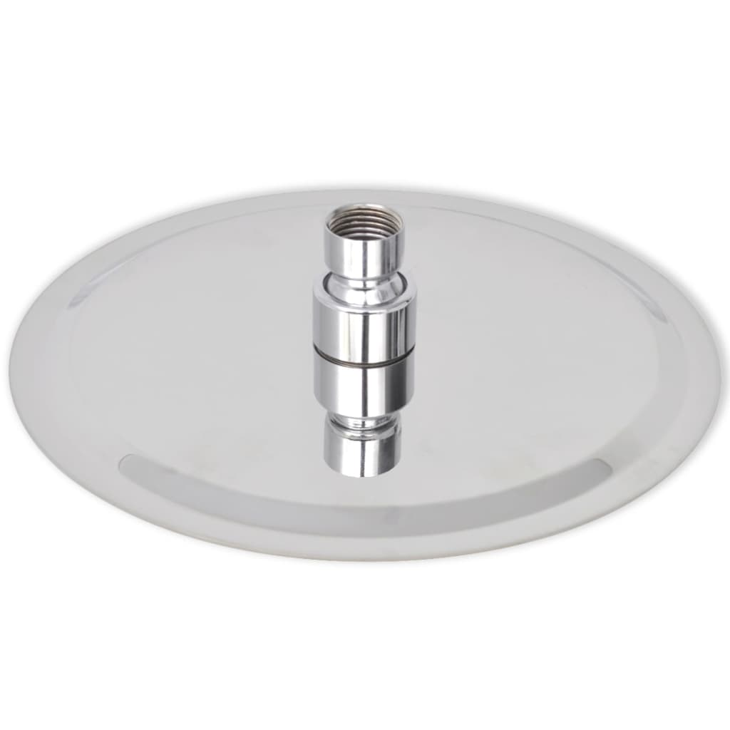 vidaXL Cap de duș rotund tip ploaie, oțel inoxidabil, 20 cm vidaXL Cap de duș rotund tip ploaie, oțel inoxidabil, 20 cm