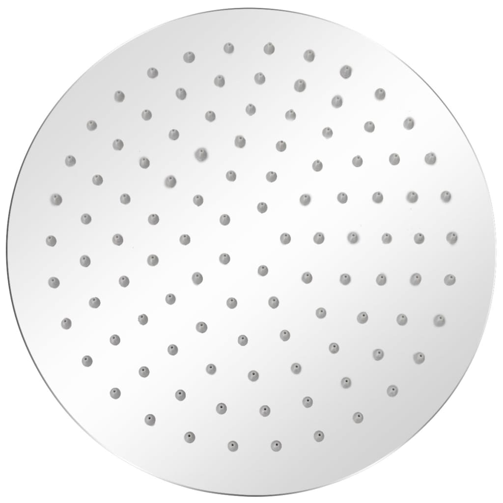 vidaXL Cap de duș rotund tip ploaie, oțel inoxidabil, 25 cm vidaXL Cap de duș rotund tip ploaie, oțel inoxidabil, 25 cm