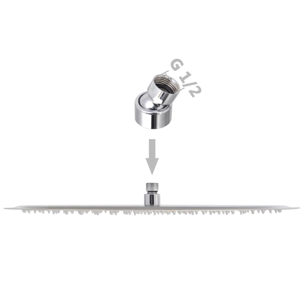 vidaXL Cap de duș rotund tip ploaie, oțel inoxidabil, 50 cm vidaXL Cap de duș rotund tip ploaie, oțel inoxidabil, 50 cm