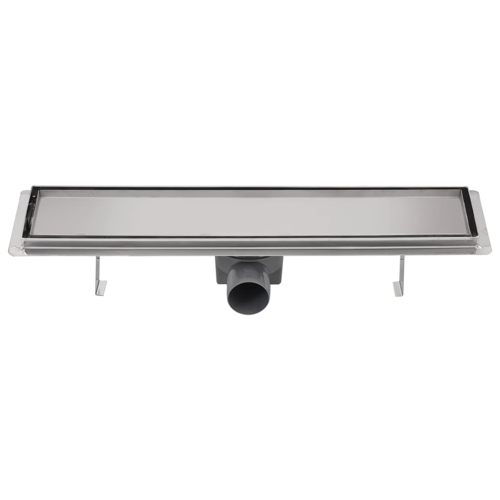 vidaXL Rigolă duș liniară, model linie, oțel inoxidabil, 530 x 140 mm vidaXL Rigolă duș liniară, model linie, oțel inoxidabil, 530 x 140 mm