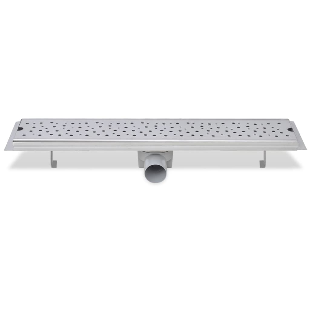 vidaXL Rigolă duș liniară, model bule, oțel inoxidabil, 630 x 140 mm vidaXL Rigolă duș liniară, model bule, oțel inoxidabil, 630 x 140 mm