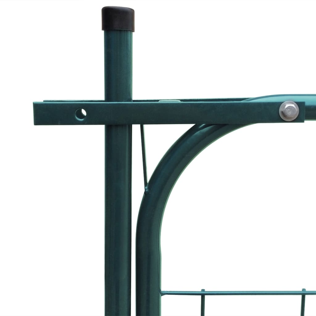 vidaXL Poartă pentru gard de gradină 100 x 100 cm verde