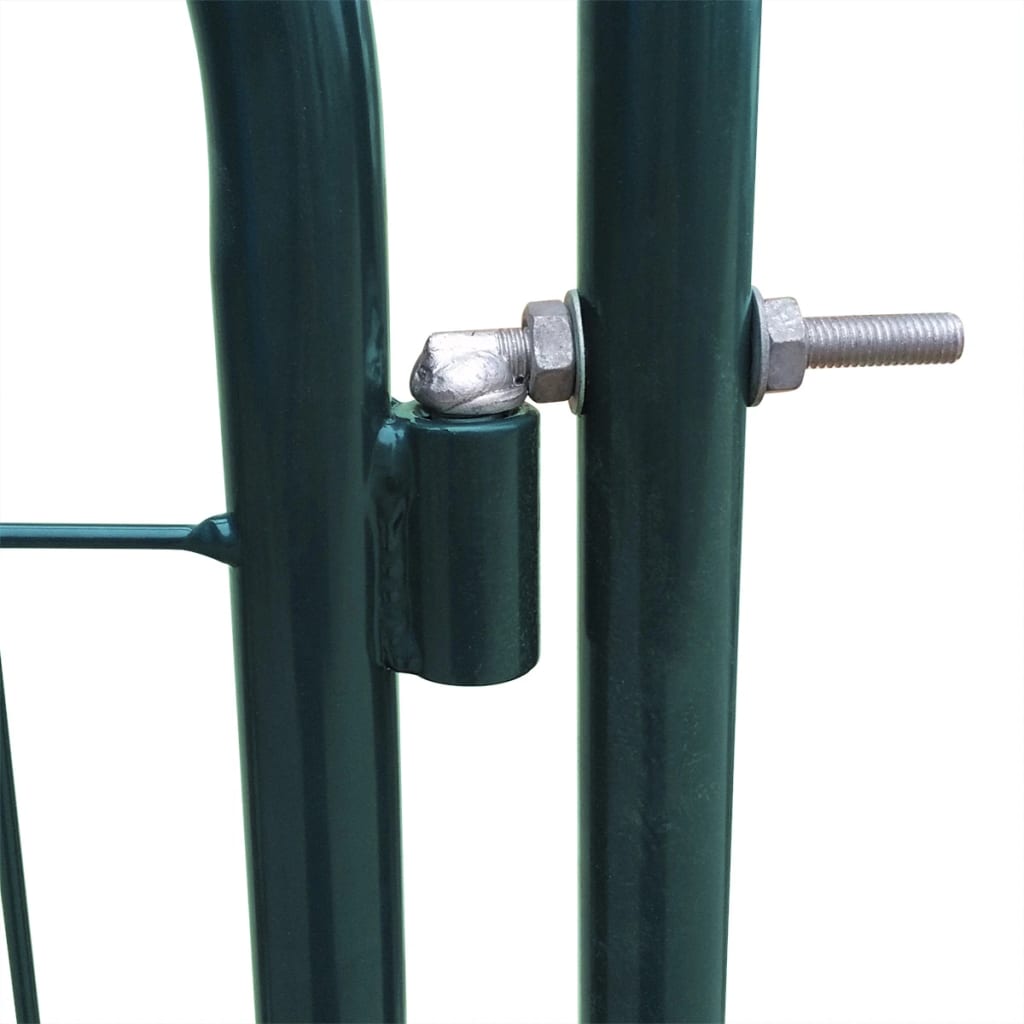 vidaXL Poartă pentru gard de gradină 100 x 100 cm verde