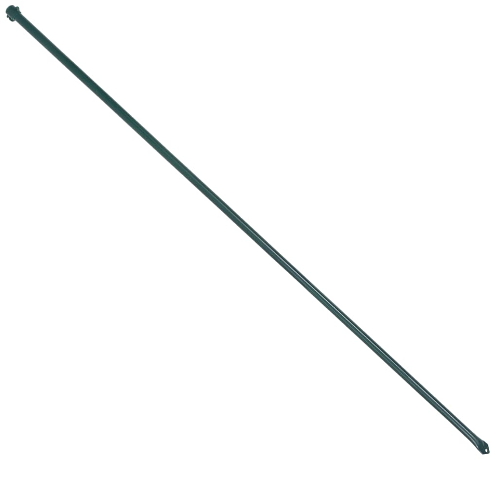 vidaXL Țăruși grădină, 10 buc, 1,5 m, metal, verde vidaXL Țăruși grădină, 10 buc, 1,5 m, metal, verde