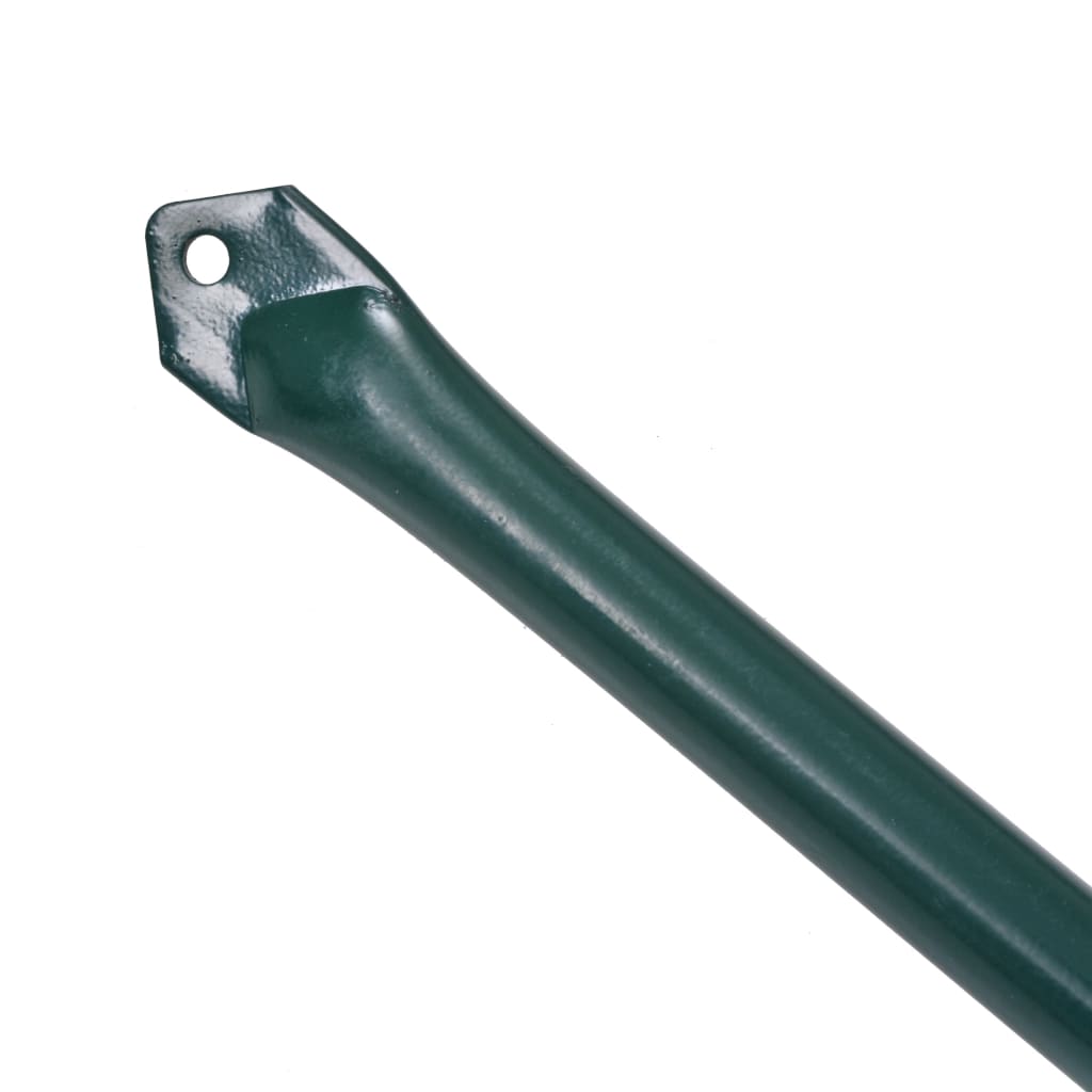 vidaXL Țăruși grădină, 10 buc, 1,5 m, metal, verde vidaXL Țăruși grădină, 10 buc, 1,5 m, metal, verde