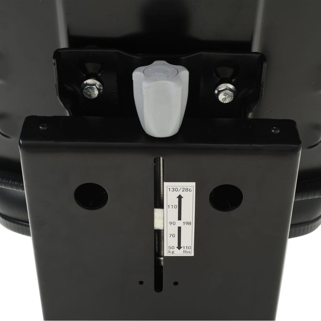 vidaXL Scaun de tractor cu suspensie Negru vidaXL Scaun de tractor cu suspensie Negru