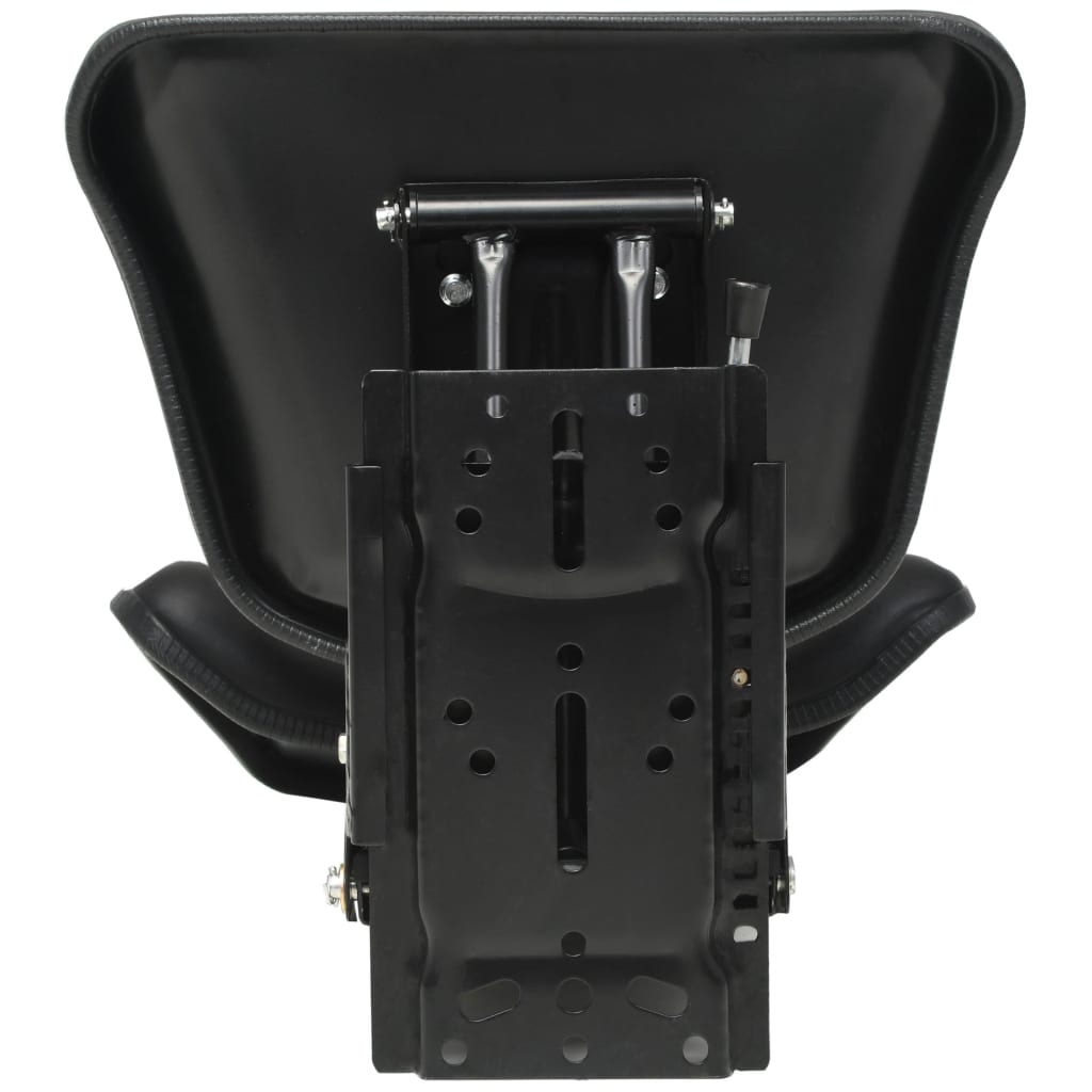 vidaXL Scaun de tractor cu suspensie Negru vidaXL Scaun de tractor cu suspensie Negru