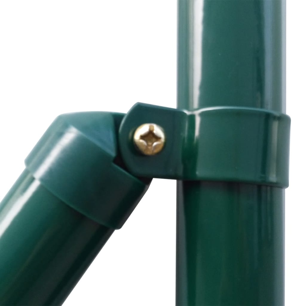 vidaXL Euro gard, verde, 10 x 1,5 m, oțel vidaXL Euro gard, verde, 10 x 1,5 m, oțel