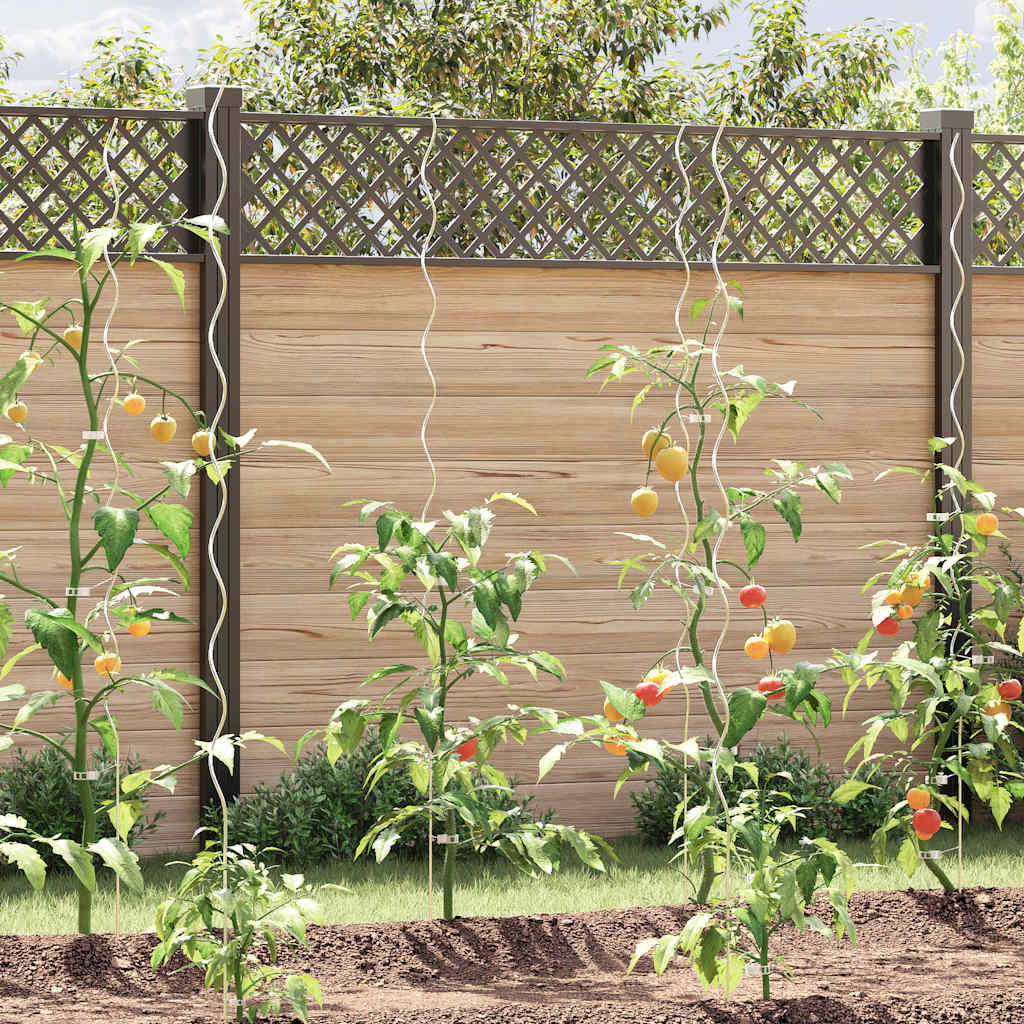 vidaXL Spirale pentru suport plante, 20 buc., 170 cm, oțel galvanizat vidaXL Spirale pentru suport plante, 20 buc., 170 cm, oțel galvanizat