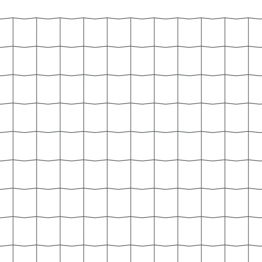 vidaXL Euro gard, gri, 25 x 1,2 m, oțel