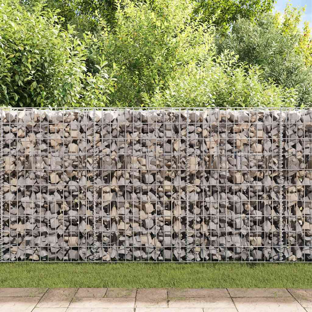 vidaXL Coș gabion, 120 x 30 x 50 cm, oțel galvanizat