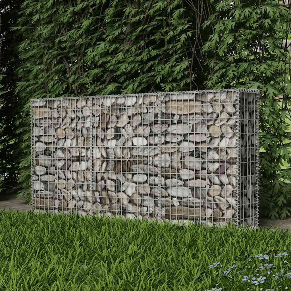 vidaXL Coș gabion, 200 x 30 x 100 cm, oțel galvanizat