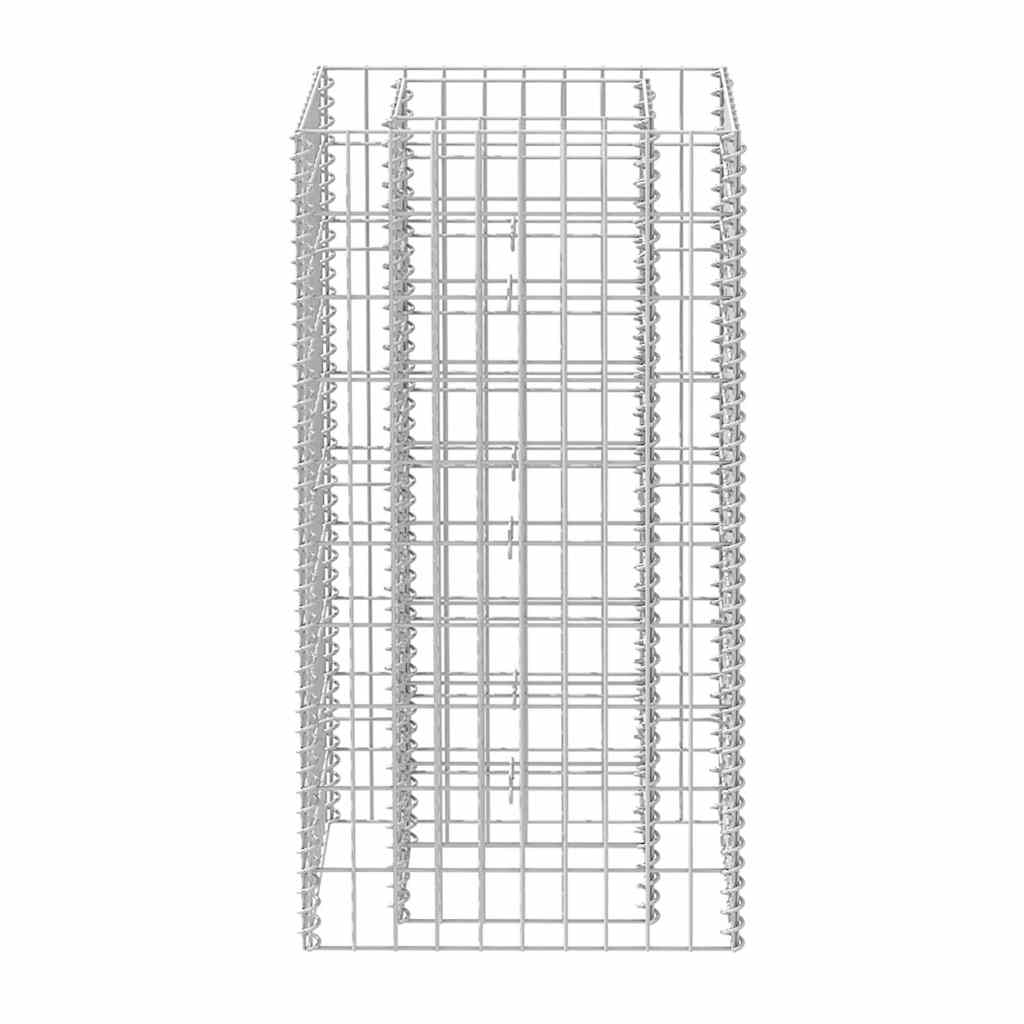 vidaXL Strat înălțat gabion, 50 x 50 x 100 cm, oțel