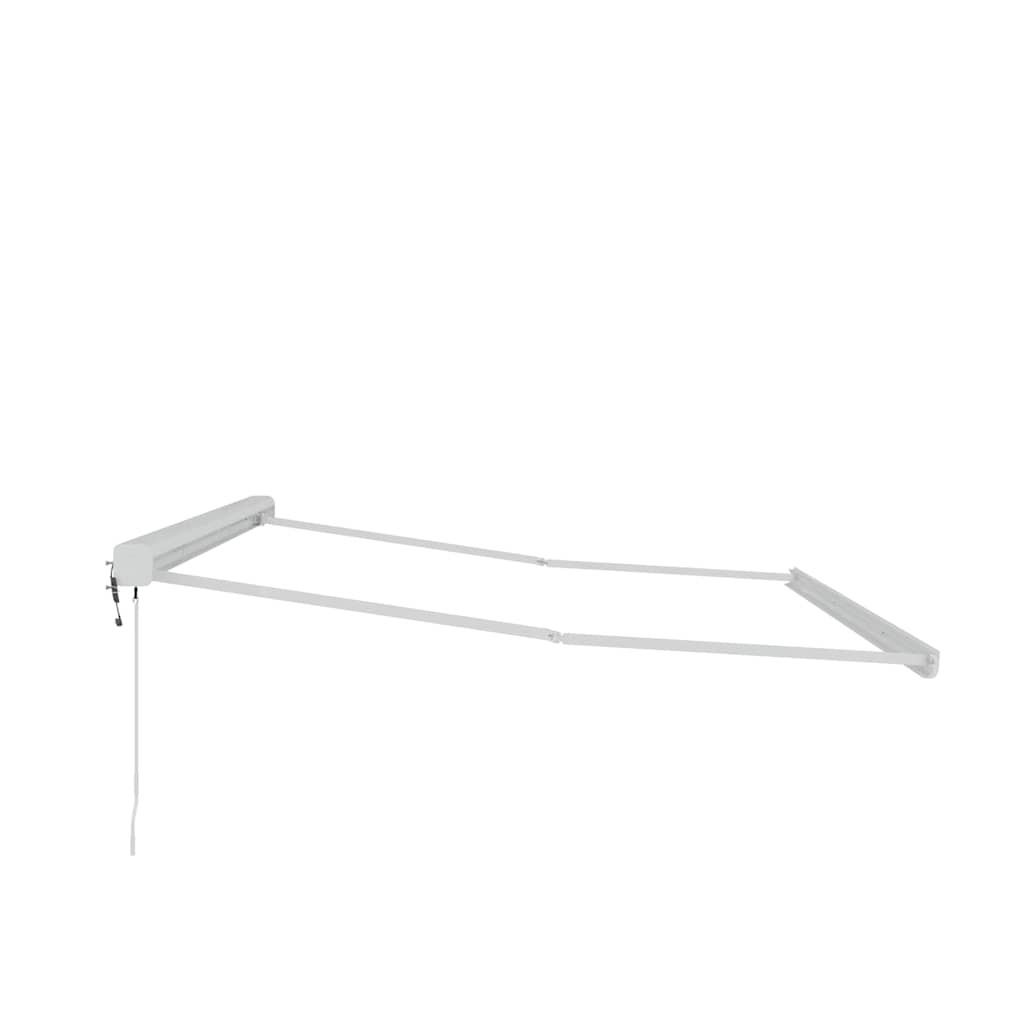 Copertină Alb 4 × 3 m Metal