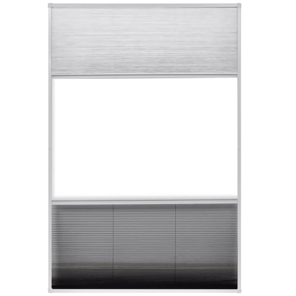 vidaXL Ecran insecte pentru ferestre, cu umbrar, aluminiu, 80x120 cm vidaXL Ecran insecte pentru ferestre, cu umbrar, aluminiu, 80x120 cm