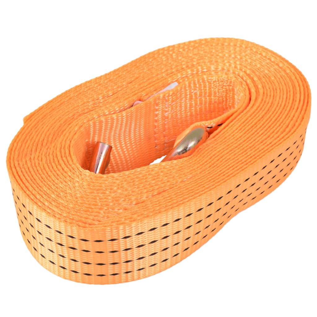 vidaXL Chingi fixare cu clichet, 10 buc, 2 tone, 8m x 50mm, portocaliu vidaXL Chingi fixare cu clichet, 10 buc, 2 tone, 8m x 50mm, portocaliu