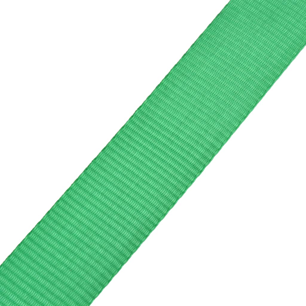 vidaXL Coardă echilibru, 15 m x 50 mm, 150 kg, verde