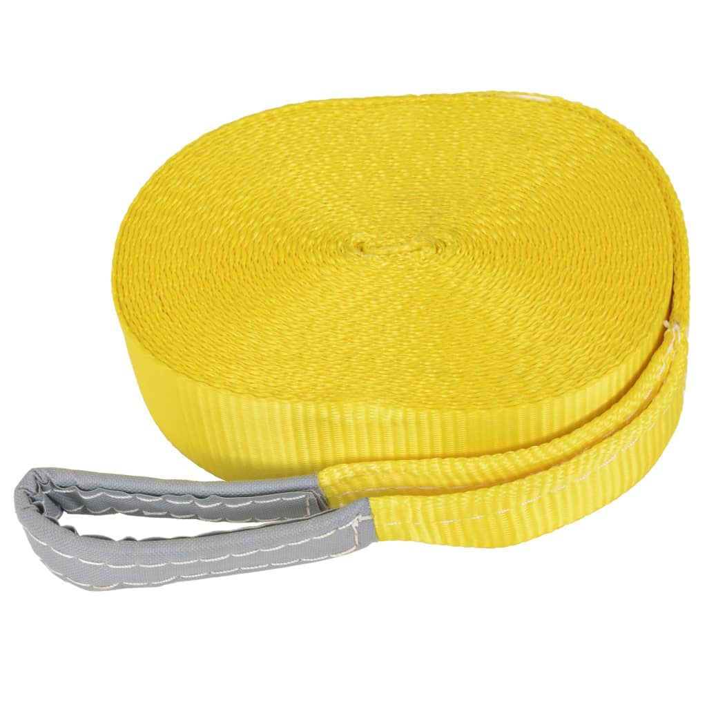 vidaXL Coardă echilibru, 15 m x 50 mm, 150 kg, galben vidaXL Coardă echilibru, 15 m x 50 mm, 150 kg, galben