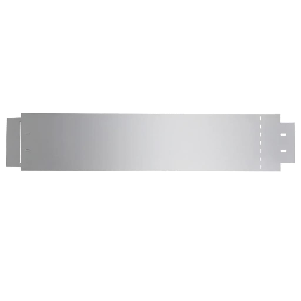 142668 vidaXL Garduri de gazon, 5 buc, oțel galvanizat, 100 x 19 cm 142668 vidaXL Garduri de gazon, 5 buc, oțel galvanizat, 100 x 19 cm