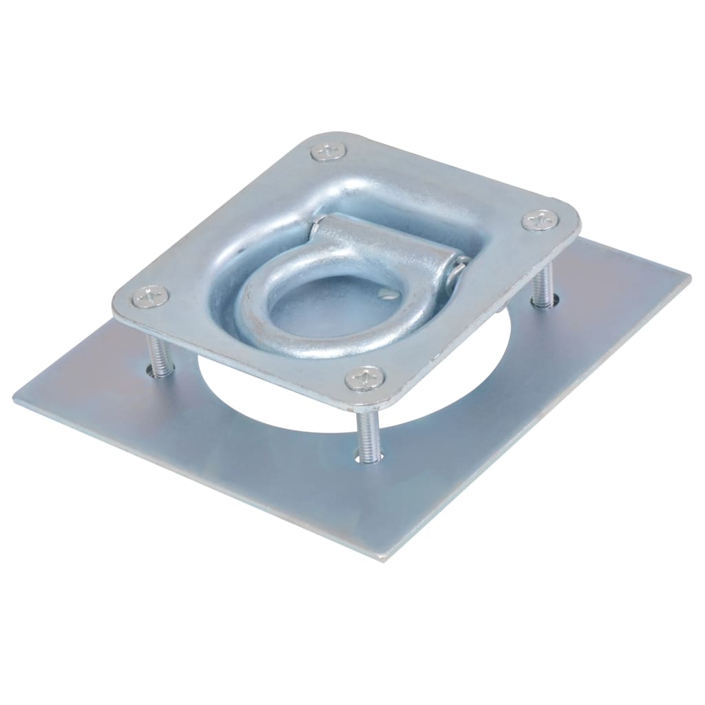 vidaXL Inele ancorare pentru remorcă 8 buc, oțel galvanizat, 2000 kg vidaXL Inele ancorare pentru remorcă 8 buc, oțel galvanizat, 2000 kg
