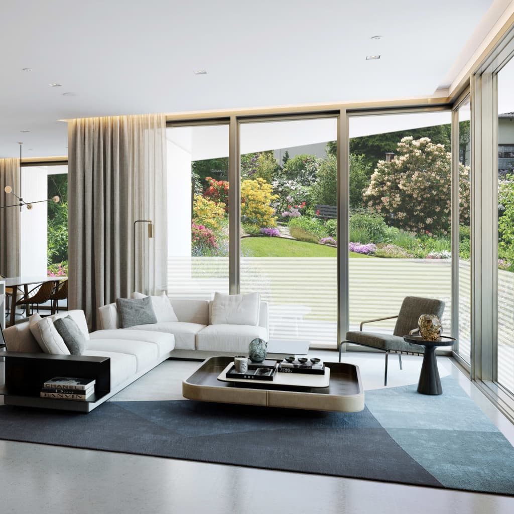 vidaXL Folie fereastră, design sablat cu dungi, 0,9 x 20 m, PVC vidaXL Folie fereastră, design sablat cu dungi, 0,9 x 20 m, PVC