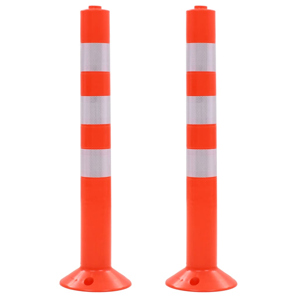 vidaXL Baliză control trafic, 2 buc., plastic, 75 cm vidaXL Baliză control trafic, 2 buc., plastic, 75 cm