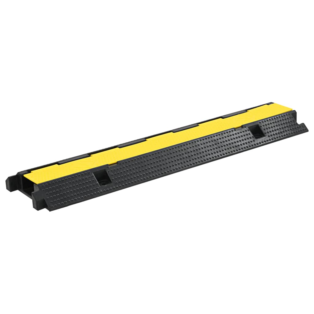 vidaXL Rampă de protecție cabluri, 1 canal, cauciuc 100 cm vidaXL Rampă de protecție cabluri, 1 canal, cauciuc 100 cm