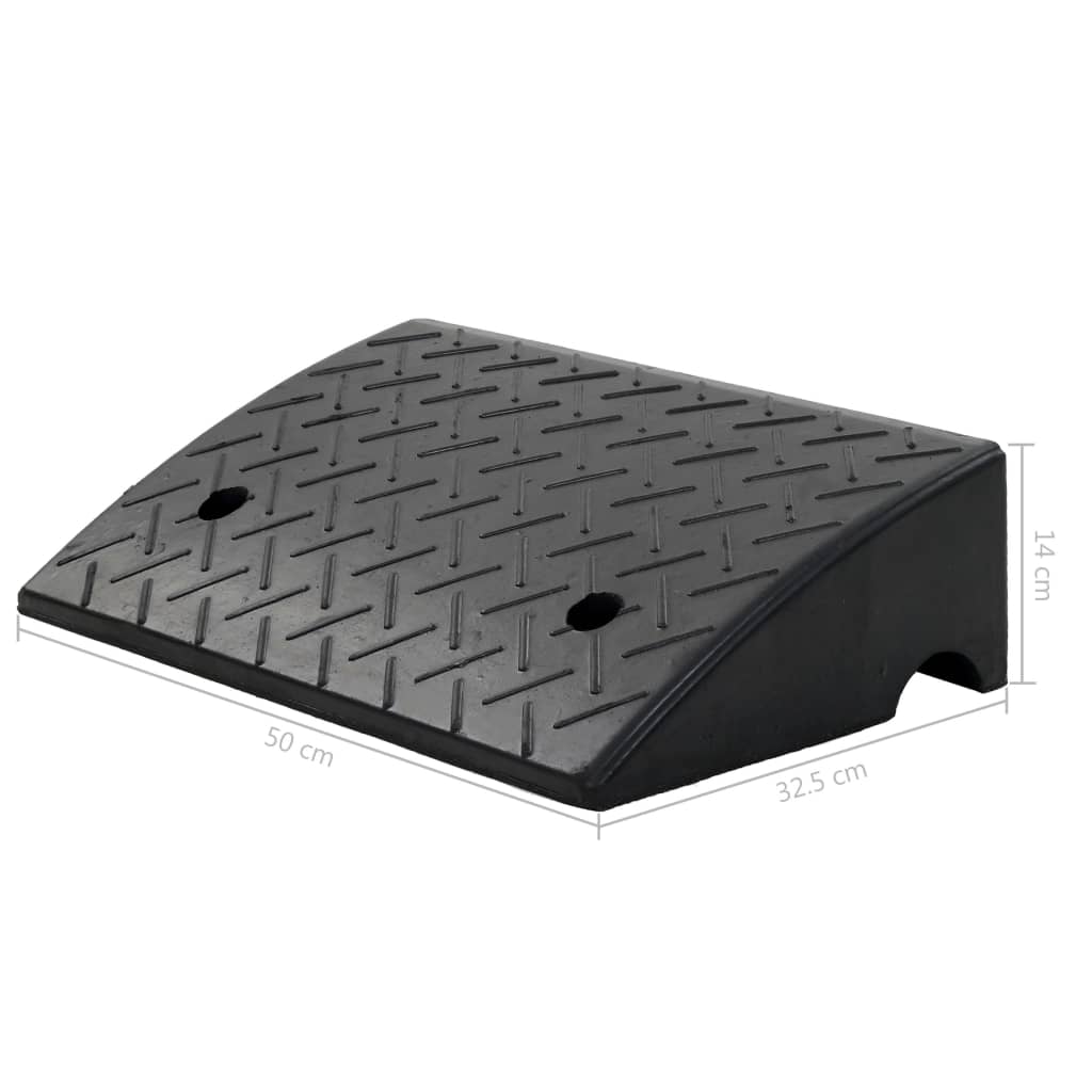 vidaXL Rampă bordură, cauciuc, 50 x 32,5 x 14 cm vidaXL Rampă bordură, cauciuc, 50 x 32,5 x 14 cm