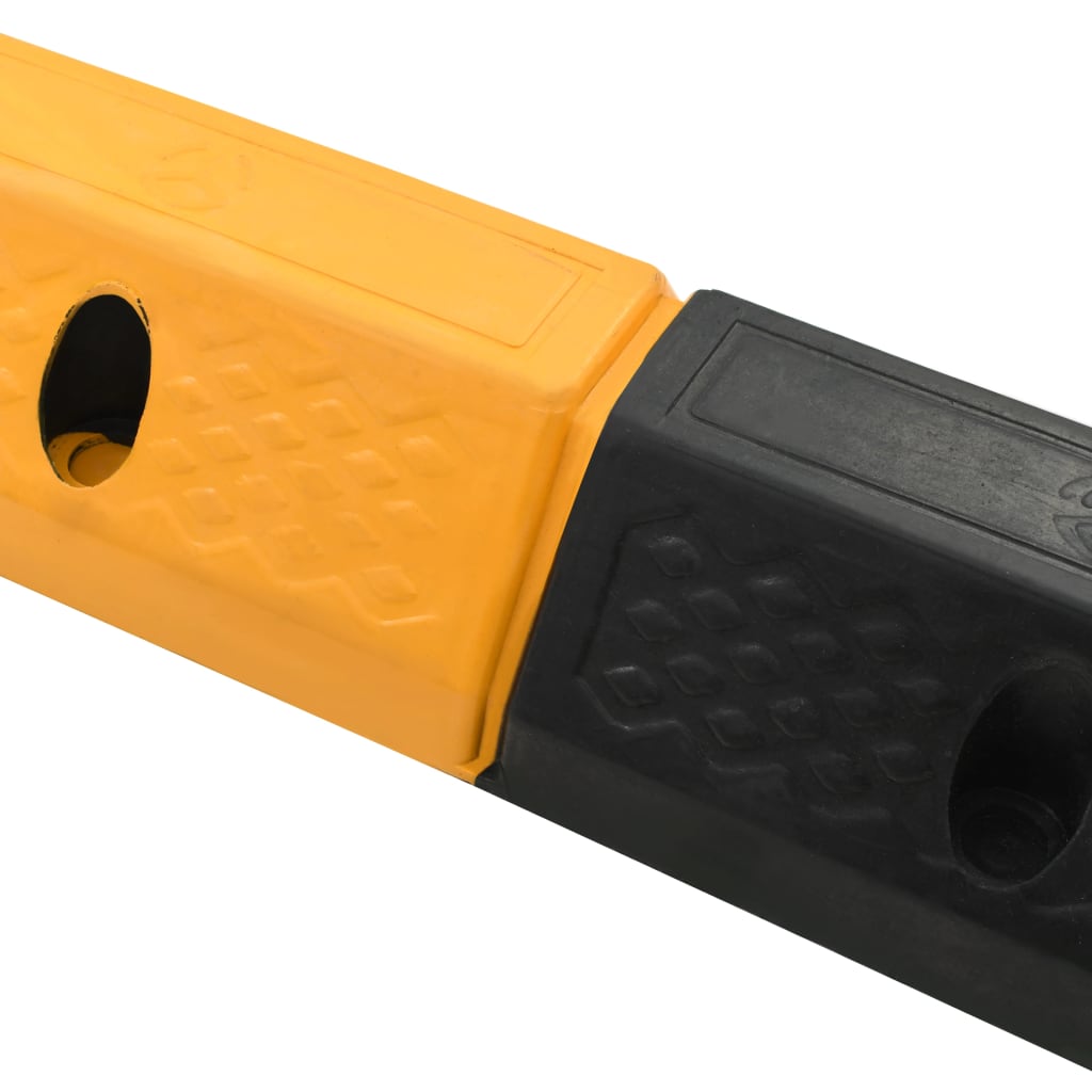 vidaXL Limitatoare parcare, 2 buc., 49x15x9 cm, cauciuc vidaXL Limitatoare parcare, 2 buc., 49x15x9 cm, cauciuc