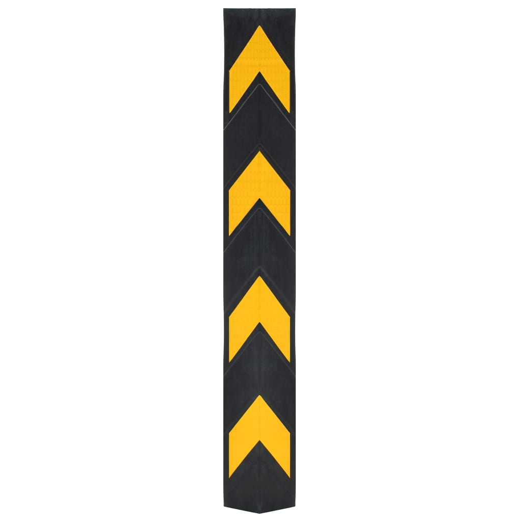 vidaXL Colțare protectoae reflectorizante, 5 buc., cauciuc, 80 cm vidaXL Colțare protectoae reflectorizante, 5 buc., cauciuc, 80 cm