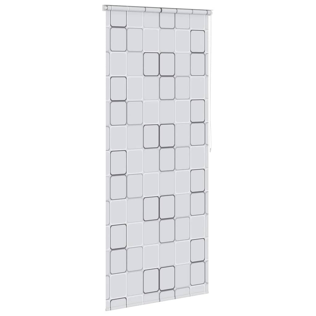 vidaXL Jaluzea roletă de duș 80x240 cm Model pătrate vidaXL Jaluzea roletă de duș 80x240 cm Model pătrate