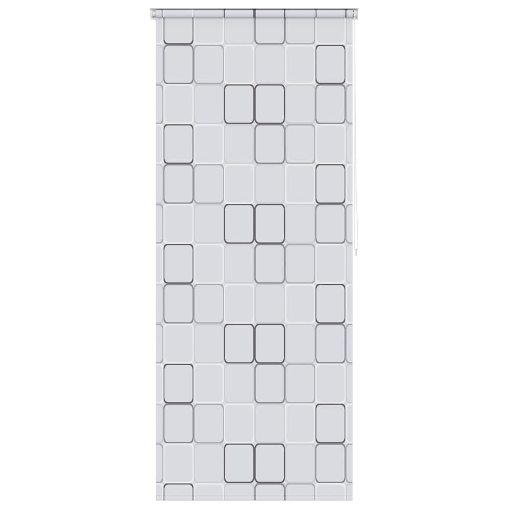 vidaXL Jaluzea roletă de duș, model pătrate, 100x240 cm vidaXL Jaluzea roletă de duș, model pătrate, 100x240 cm