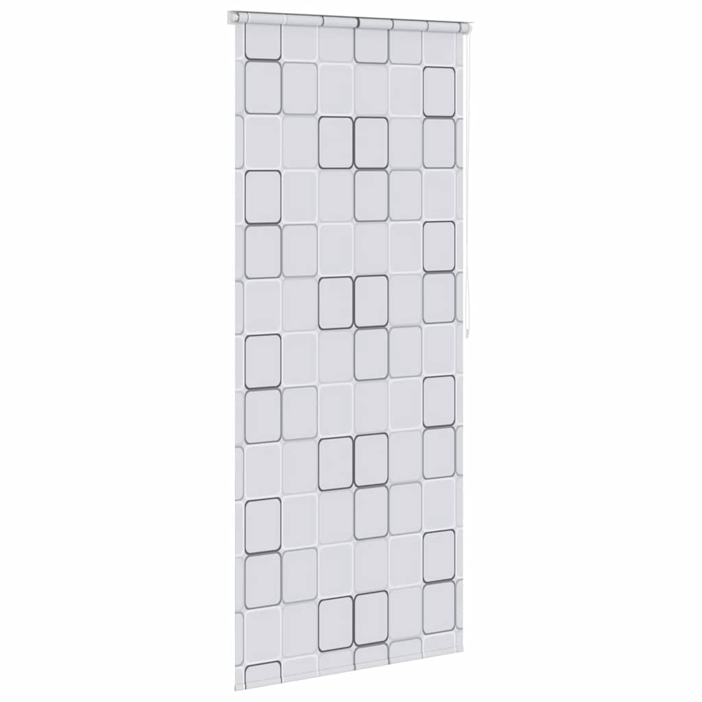 vidaXL Jaluzea roletă de duș, model pătrate, 100x240 cm vidaXL Jaluzea roletă de duș, model pătrate, 100x240 cm