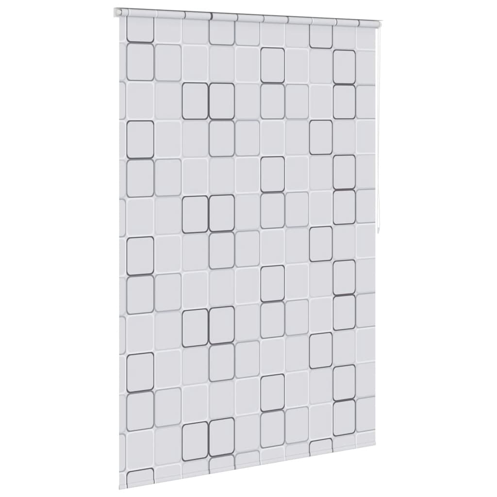 vidaXL Jaluzea roletă de duș, model pătrate, 140x240 cm vidaXL Jaluzea roletă de duș, model pătrate, 140x240 cm