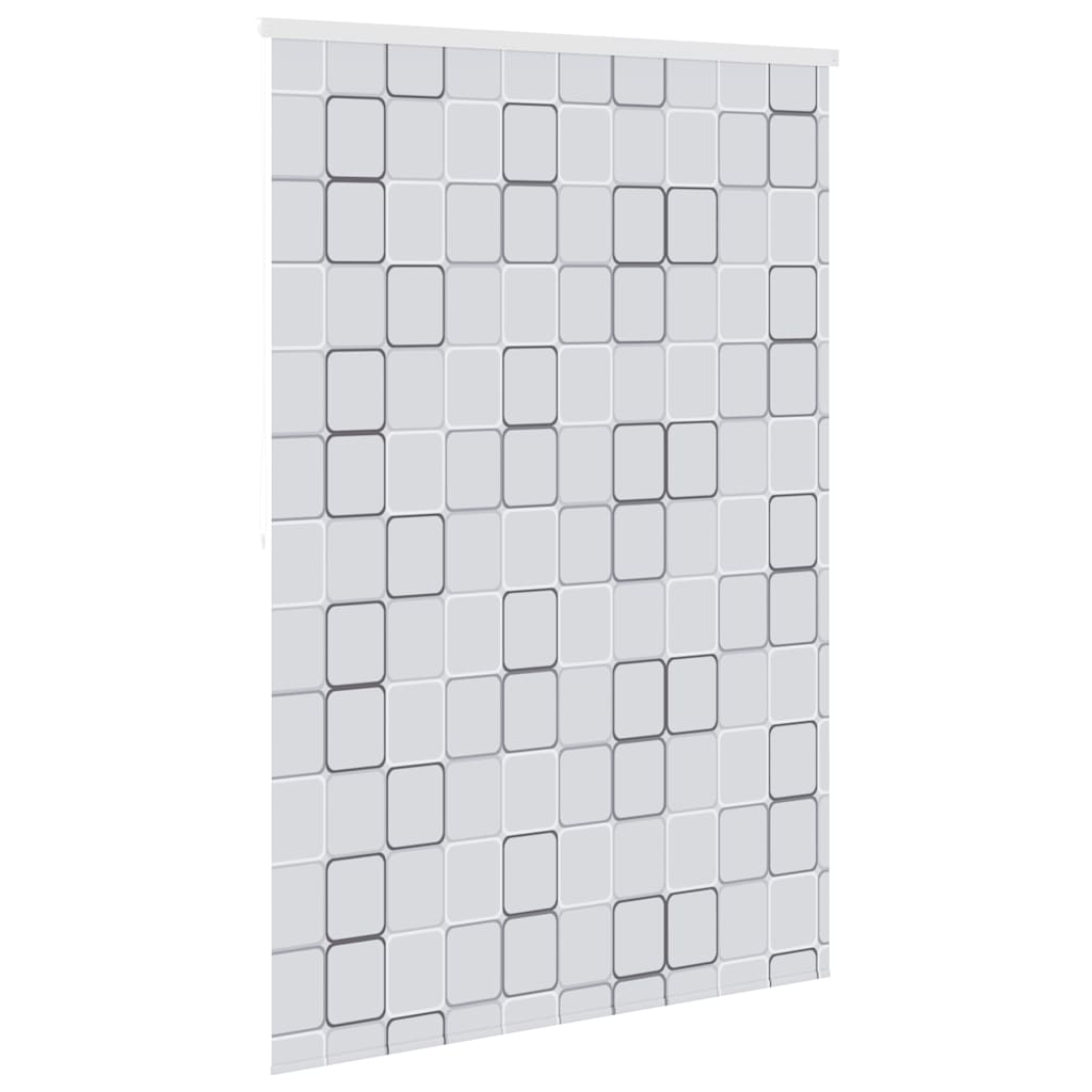 vidaXL Jaluzea roletă de duș, model pătrate, 140x240 cm vidaXL Jaluzea roletă de duș, model pătrate, 140x240 cm