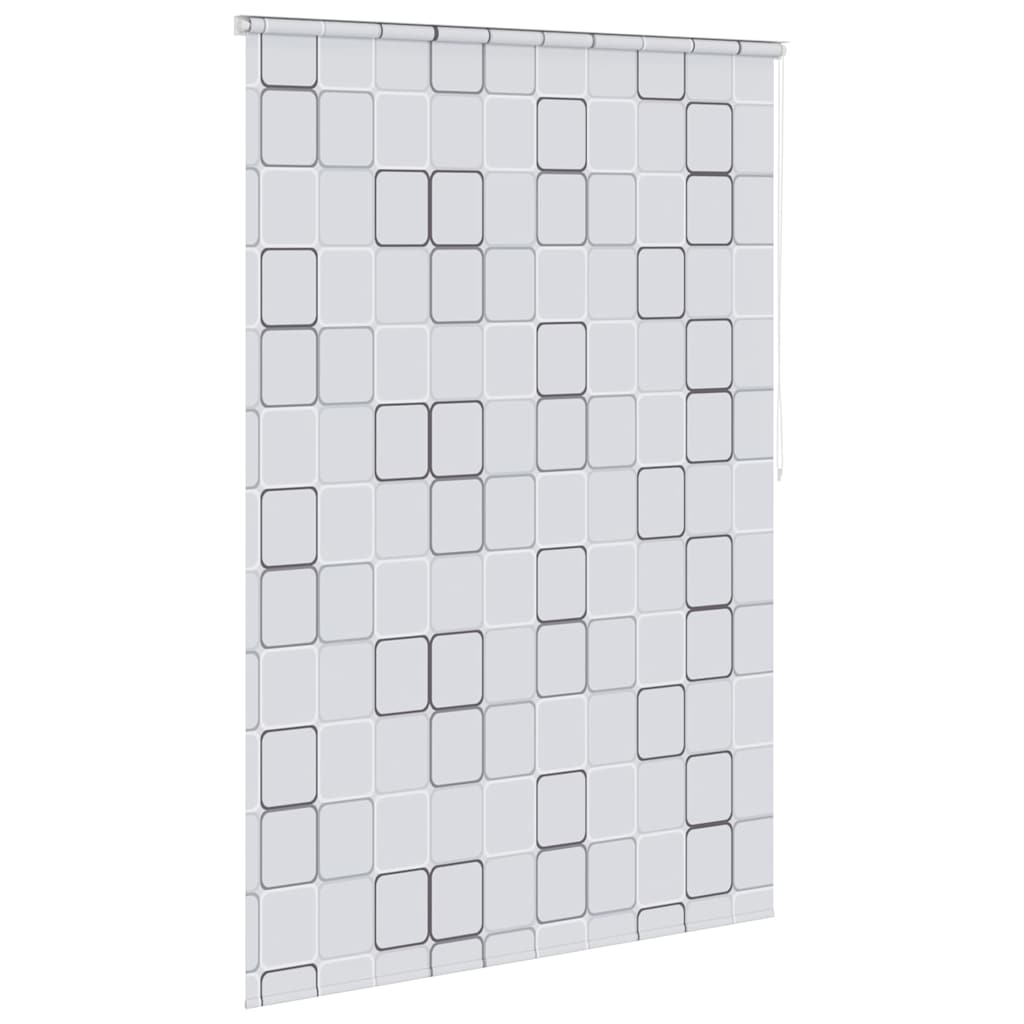vidaXL Roletă perdea de duș 160x240 cm Model pătrate vidaXL Roletă perdea de duș 160x240 cm Model pătrate