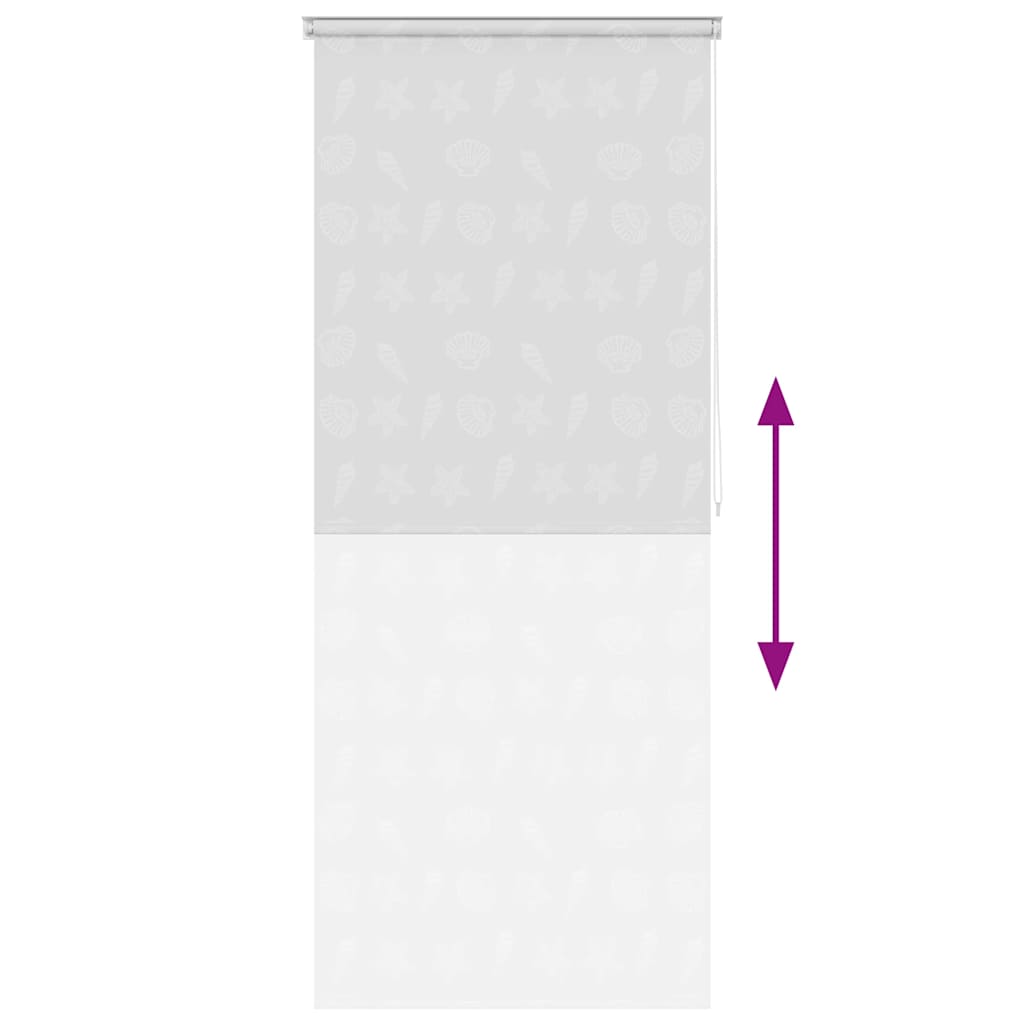 vidaXL Jaluzea roletă de duș, model stele de mare, 120x240 cm vidaXL Jaluzea roletă de duș, model stele de mare, 120x240 cm