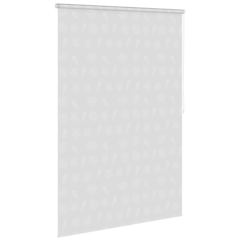 vidaXL Roletă perdea de duș 140x240 cm Model stea de mare vidaXL Roletă perdea de duș 140x240 cm Model stea de mare