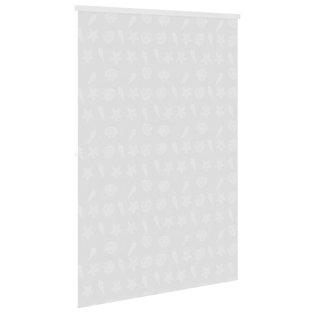 vidaXL Roletă perdea de duș 140x240 cm Model stea de mare vidaXL Roletă perdea de duș 140x240 cm Model stea de mare