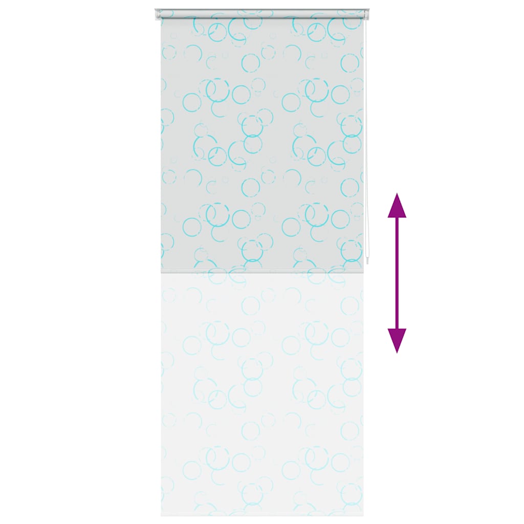 vidaXL Roletă perdea de duș 80x240 cm Model bule vidaXL Roletă perdea de duș 80x240 cm Model bule