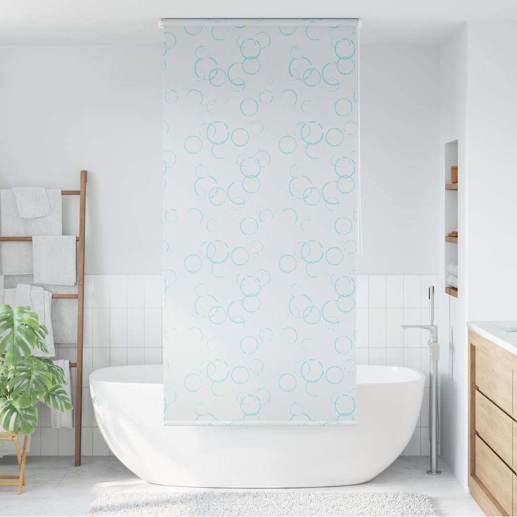 vidaXL Roletă perdea de duș 80x240 cm Model bule vidaXL Roletă perdea de duș 80x240 cm Model bule