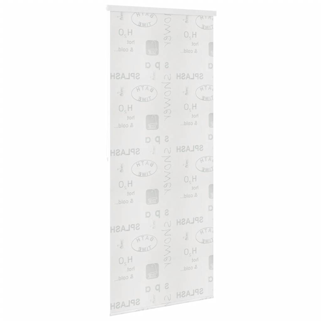 vidaXL Roletă perdea de duș 80x240 cm Imprimeu Splash vidaXL Roletă perdea de duș 80x240 cm Imprimeu Splash