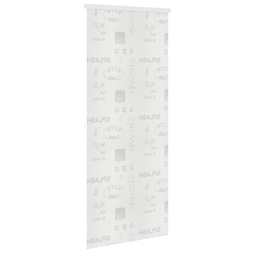 vidaXL Roletă perdea de duș 120x240 cm Imprimeu Splash vidaXL Roletă perdea de duș 120x240 cm Imprimeu Splash