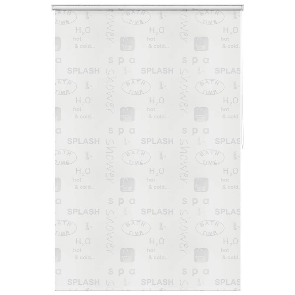 vidaXL Roletă perdea de duș 140x240 cm Imprimeu Splash vidaXL Roletă perdea de duș 140x240 cm Imprimeu Splash