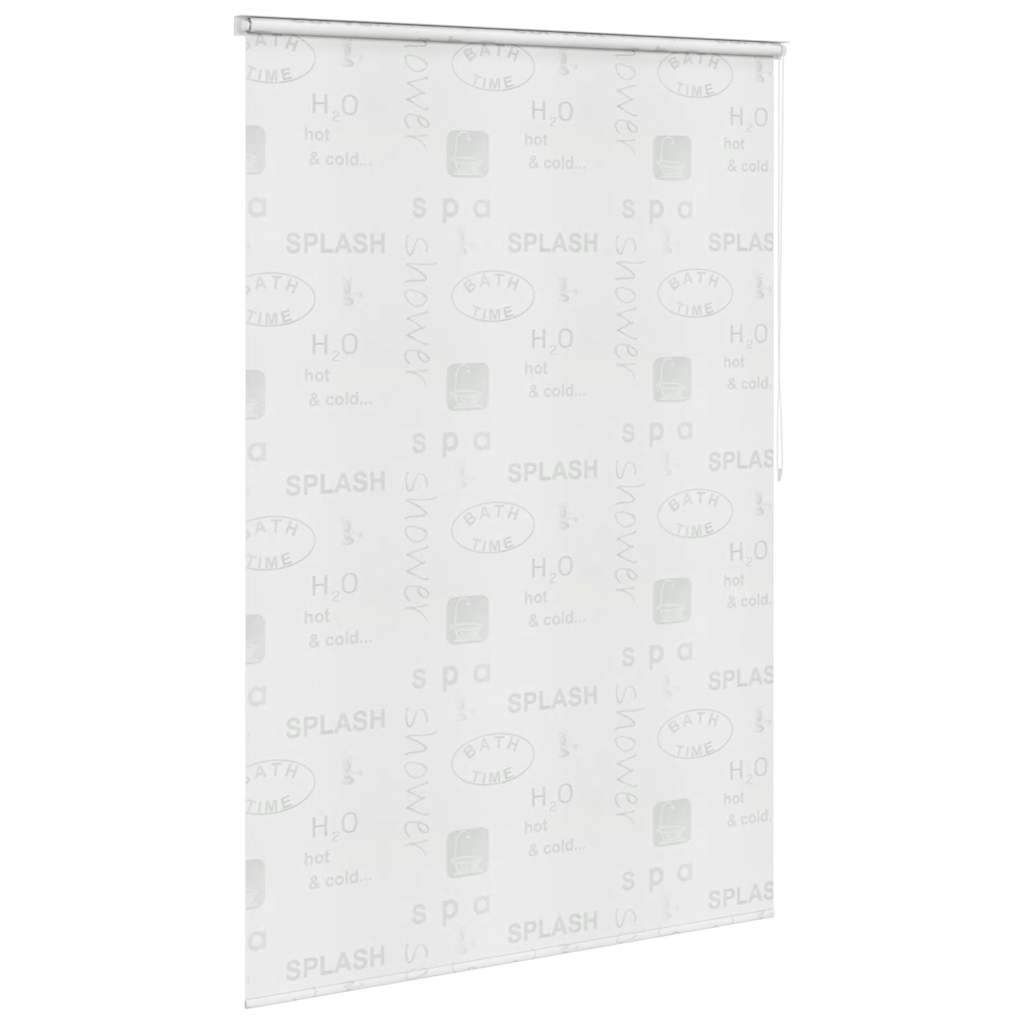 vidaXL Roletă perdea de duș 140x240 cm Imprimeu Splash vidaXL Roletă perdea de duș 140x240 cm Imprimeu Splash