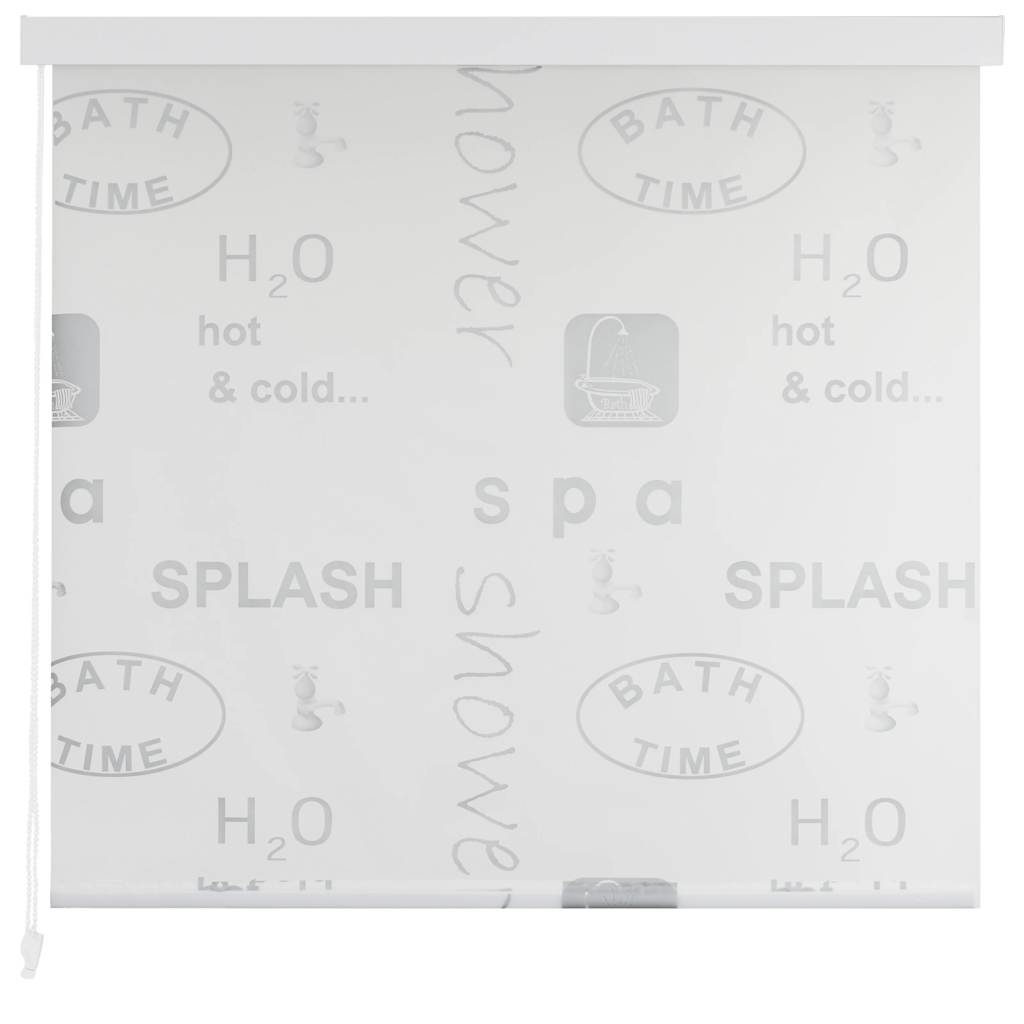 vidaXL Roletă perdea de duș 160x240 cm Imprimeu Splash vidaXL Roletă perdea de duș 160x240 cm Imprimeu Splash