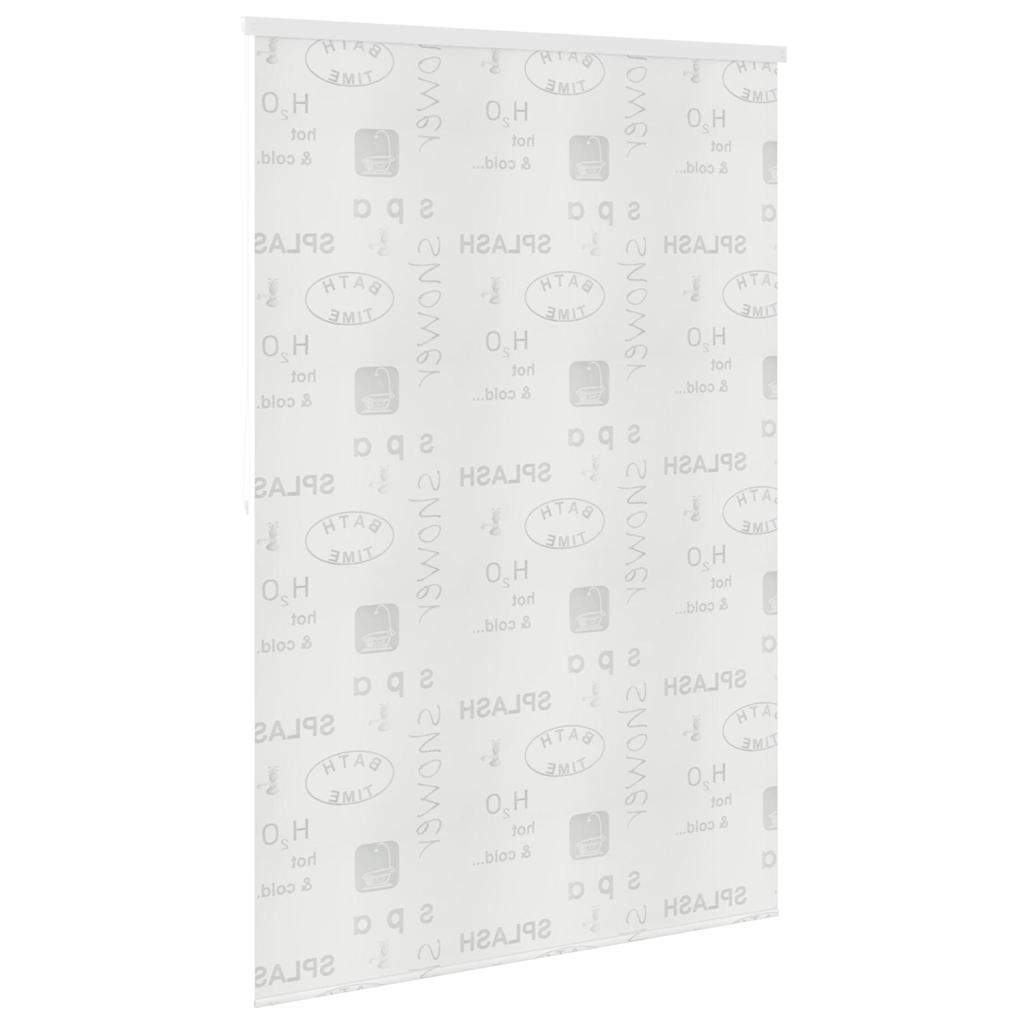 vidaXL Roletă perdea de duș 160x240 cm Imprimeu Splash vidaXL Roletă perdea de duș 160x240 cm Imprimeu Splash