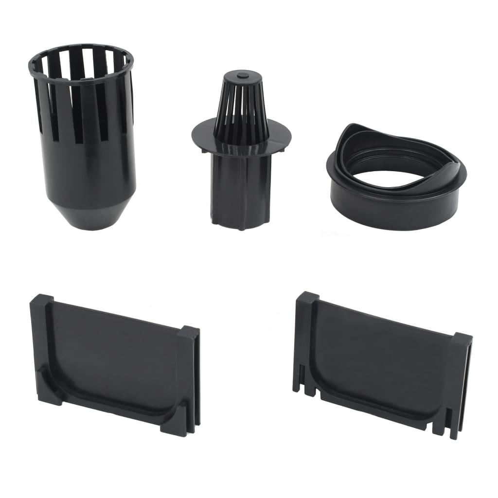 vidaXL Canale de drenaj, 3 buc, plastic, 3 m vidaXL Canale de drenaj, 3 buc, plastic, 3 m